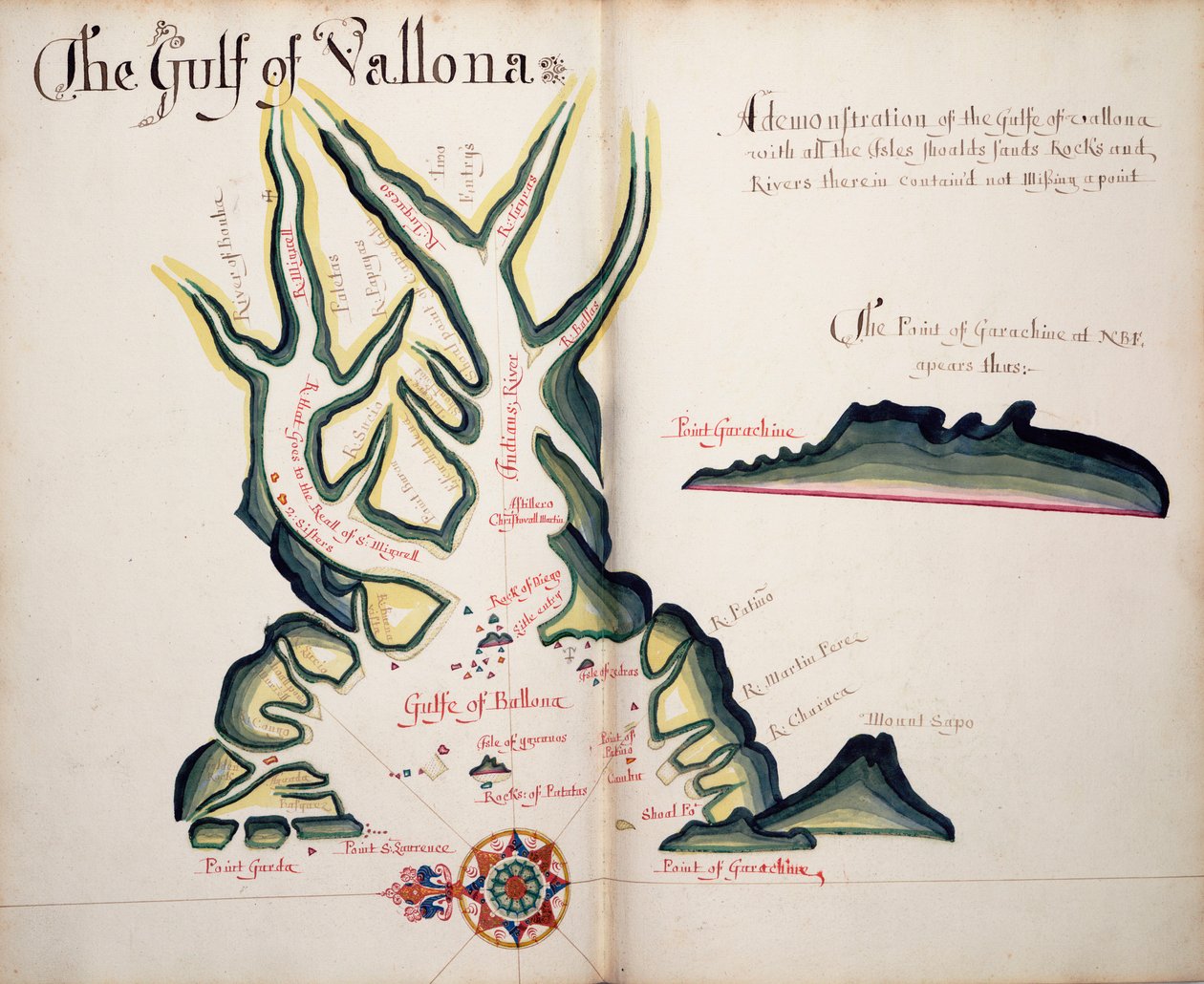 Il Golfo di Vallona da William Hack