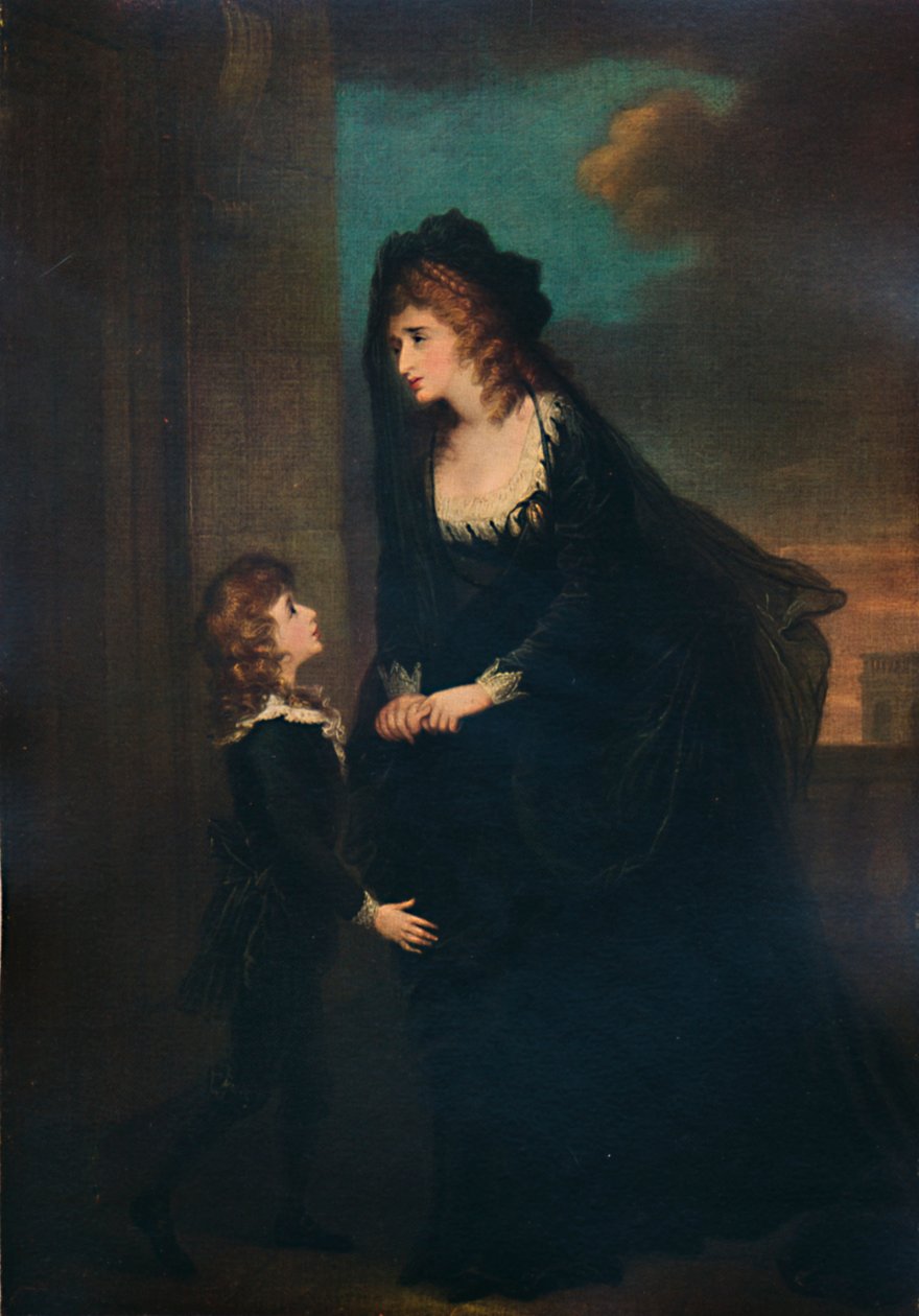 Mrs. Siddons e Suo Figlio nella Tragedia di Isabella da William Hamilton