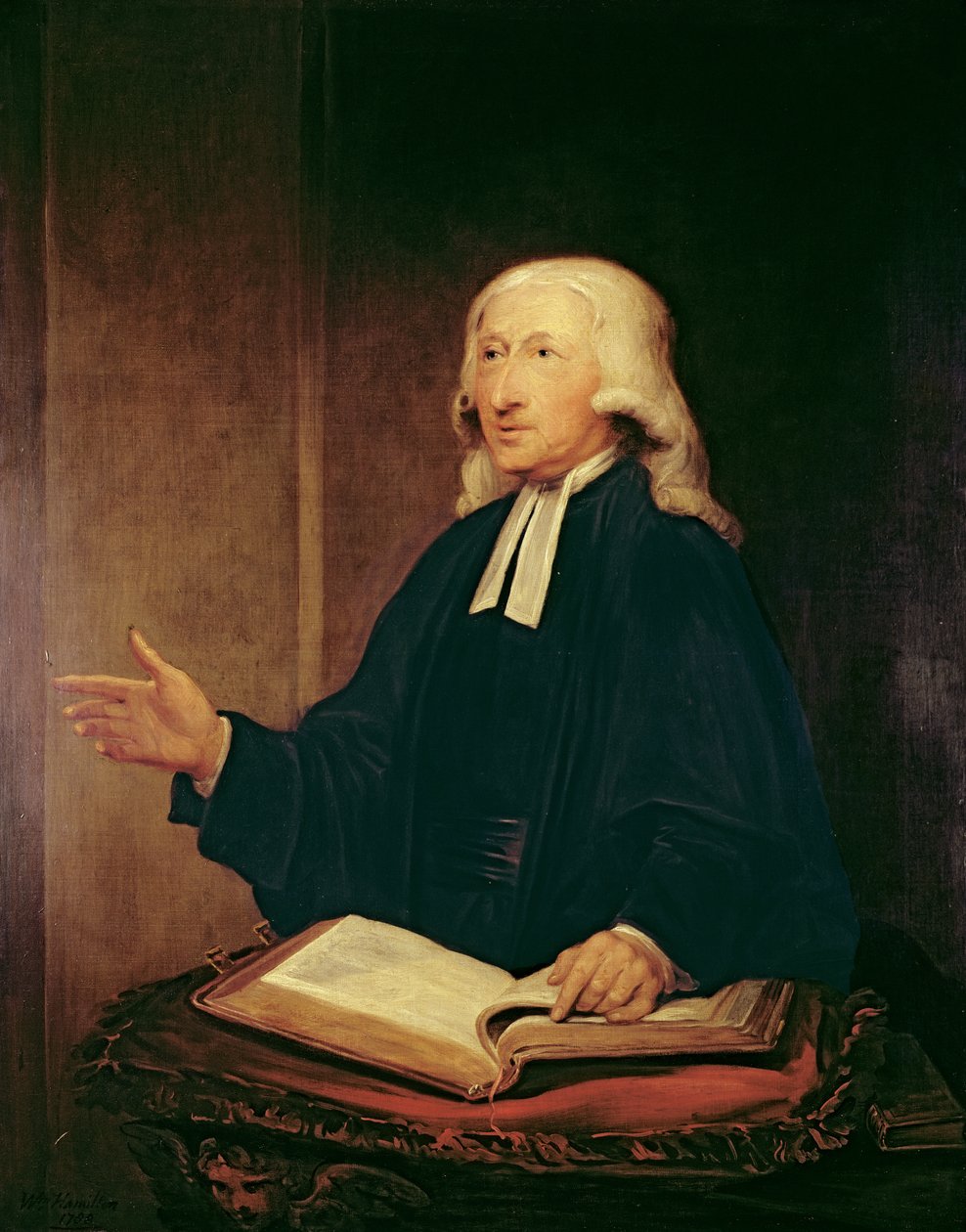 Ritratto di John Wesley (1703-1791), 1788 da William Hamilton