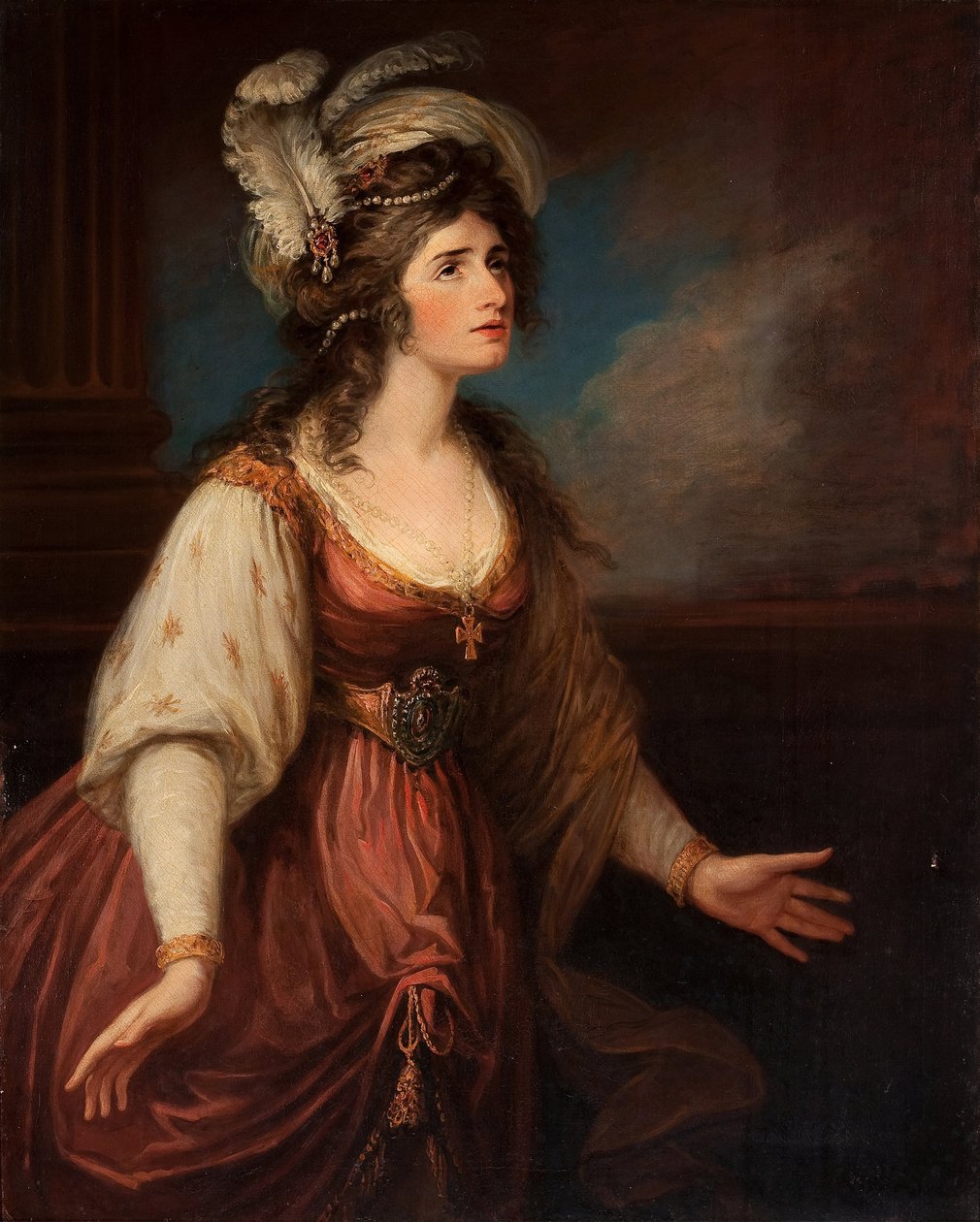 Ritratto di Sarah Siddons (1755-1831) come Zara da William Hamilton