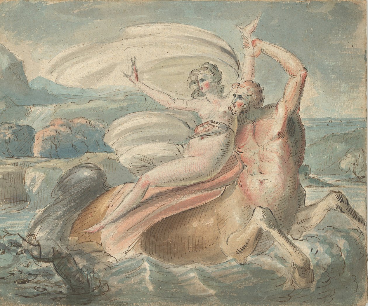 Il rapimento di Deianira, 1770-80 da William Hamilton