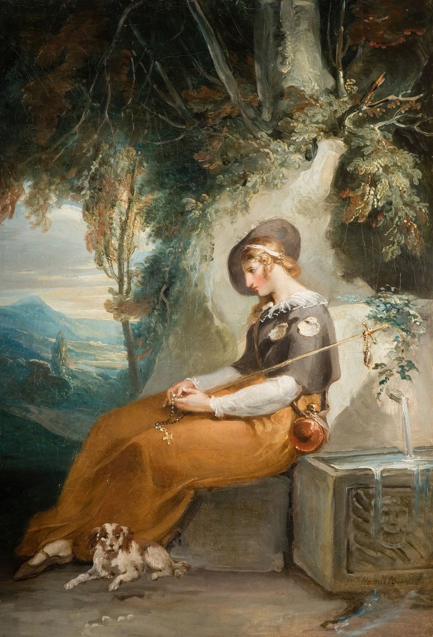 Il pellegrino, 1770-1800 da William Hamilton