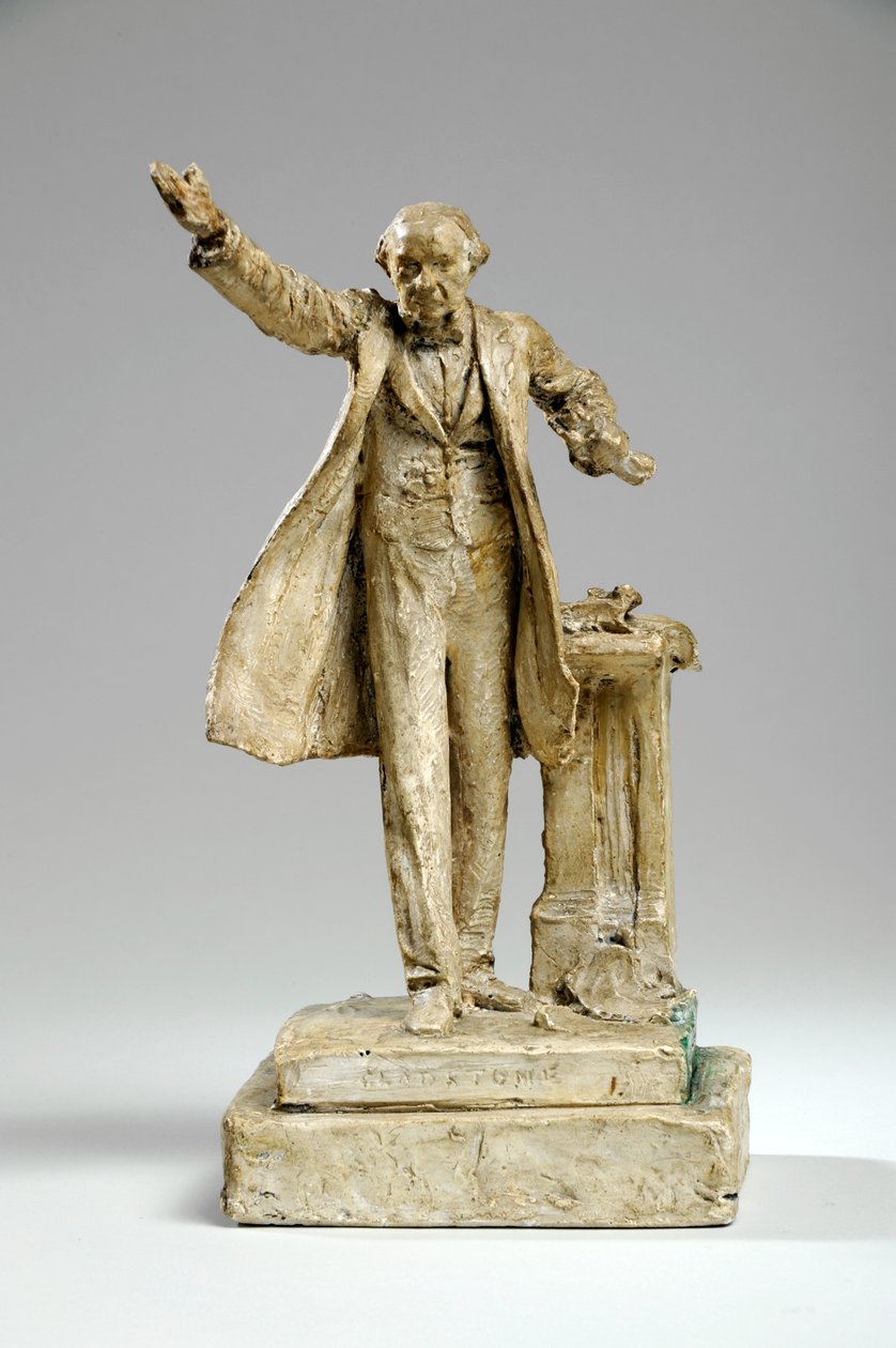 Maquette per la Statua di William Ewart Gladstone sullo Strand, Londra, c.1905 da William Hamo Thornycroft