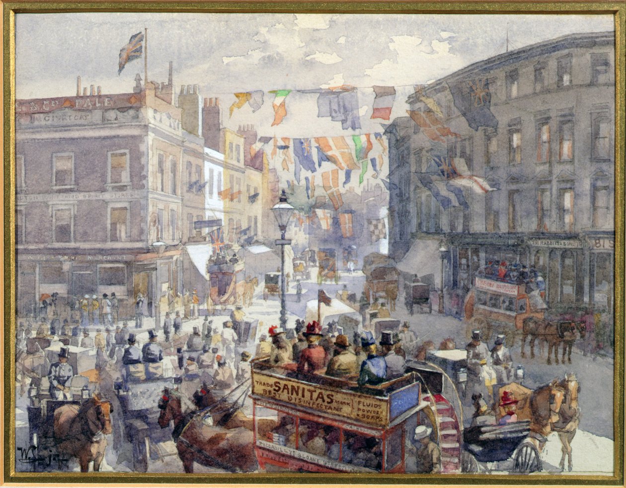 Il Giubileo, Kensington High Street, Londra da William Harding Collingwood Smith