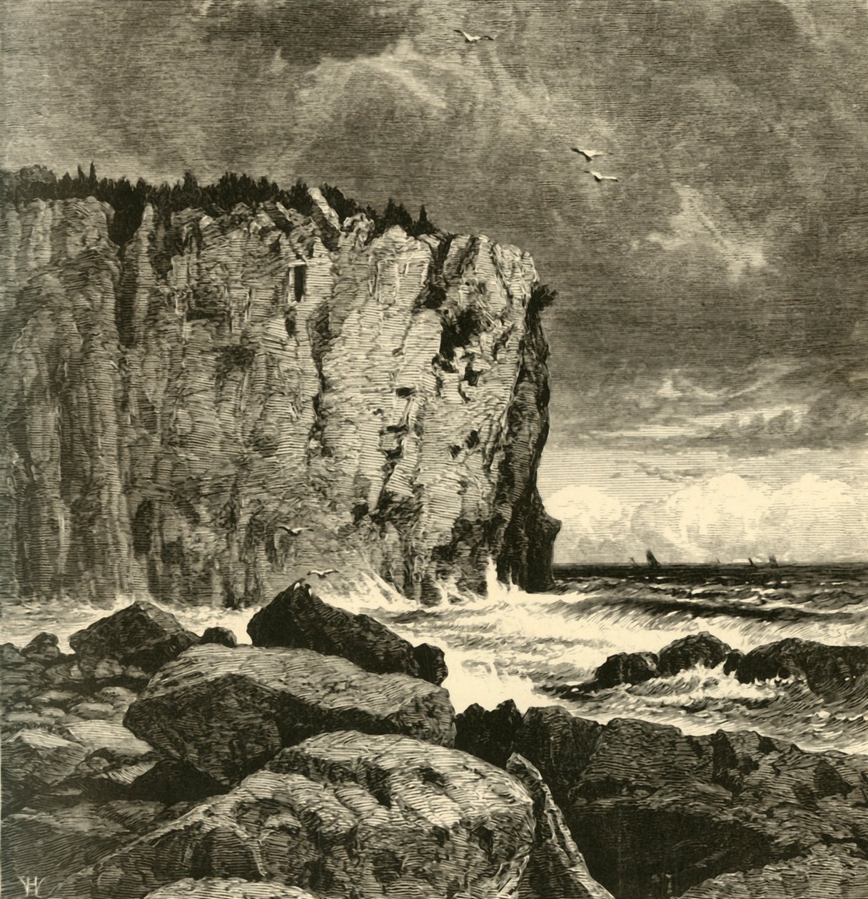 Scogliera vicino a Beaver Bay da William Hart