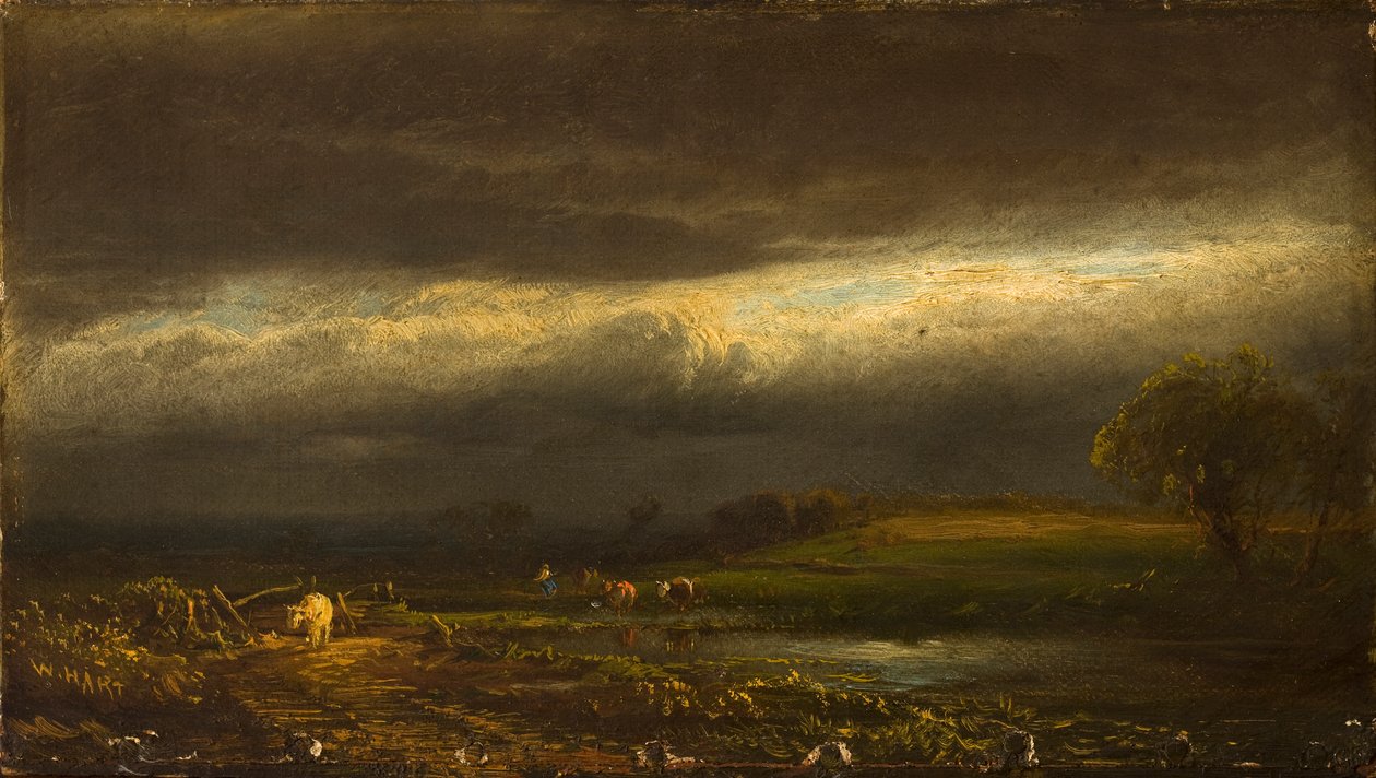 Tempesta in arrivo, Lago Cayuga (N.Y.) da William Hart