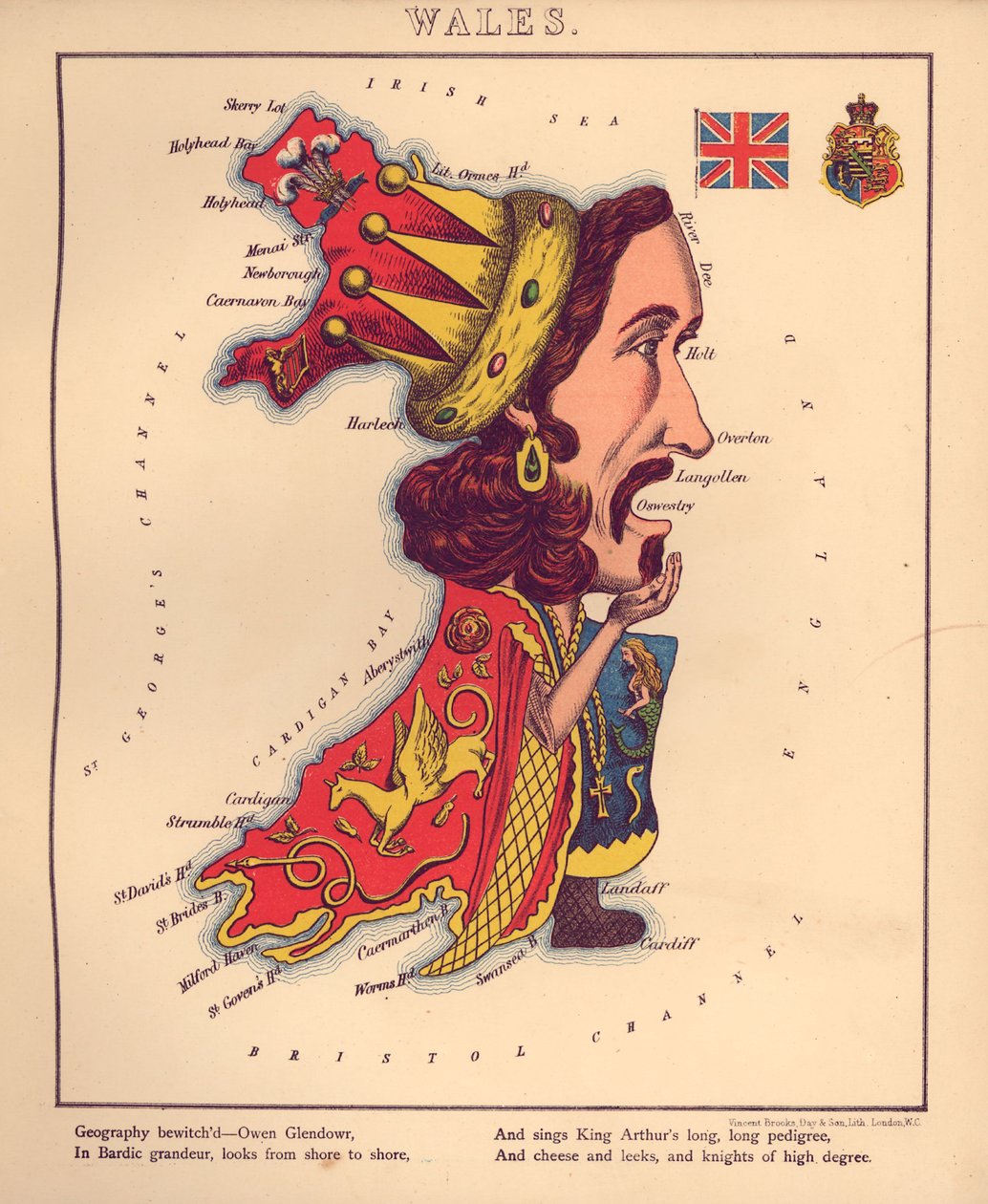 Divertimento geografico - con descrizioni umoristiche di vari paesi, con un
