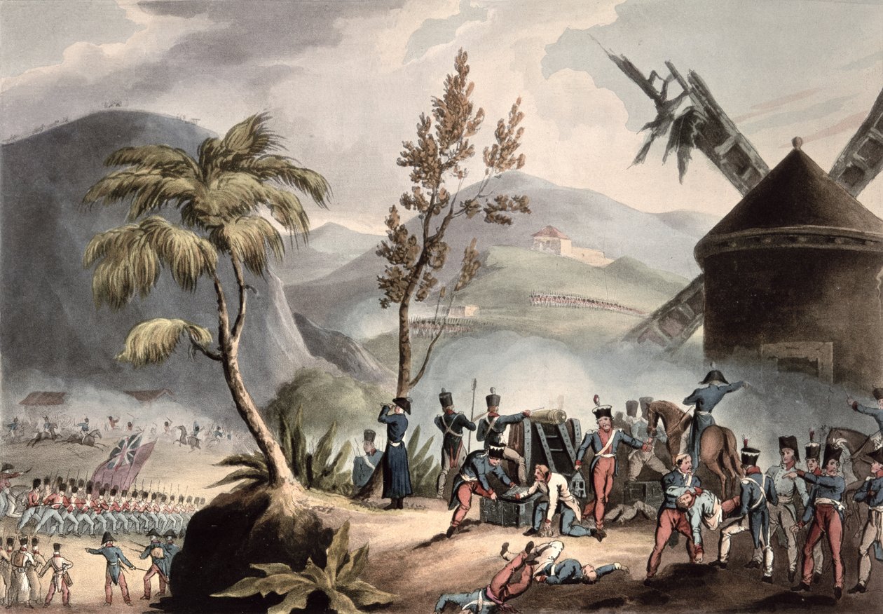 Battaglia di Roleia, 17 agosto 1808, inciso da Thomas Sutherland da William Heath