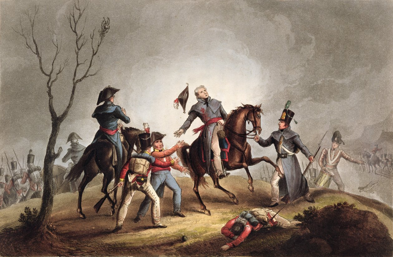 Morte di Sir John Moore (1761-1809) 17 gennaio 1809, da 