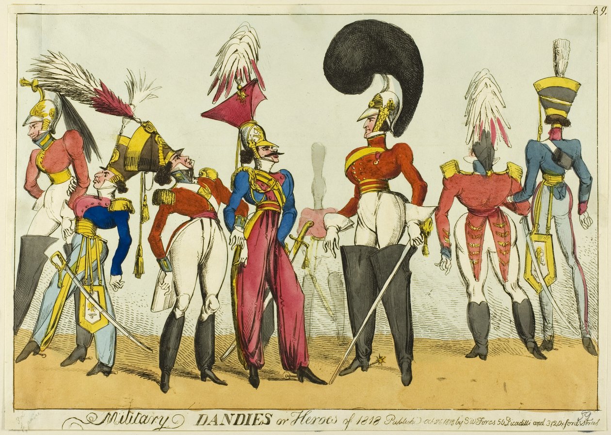 Dandy militari o eroi del 1818 da William Heath