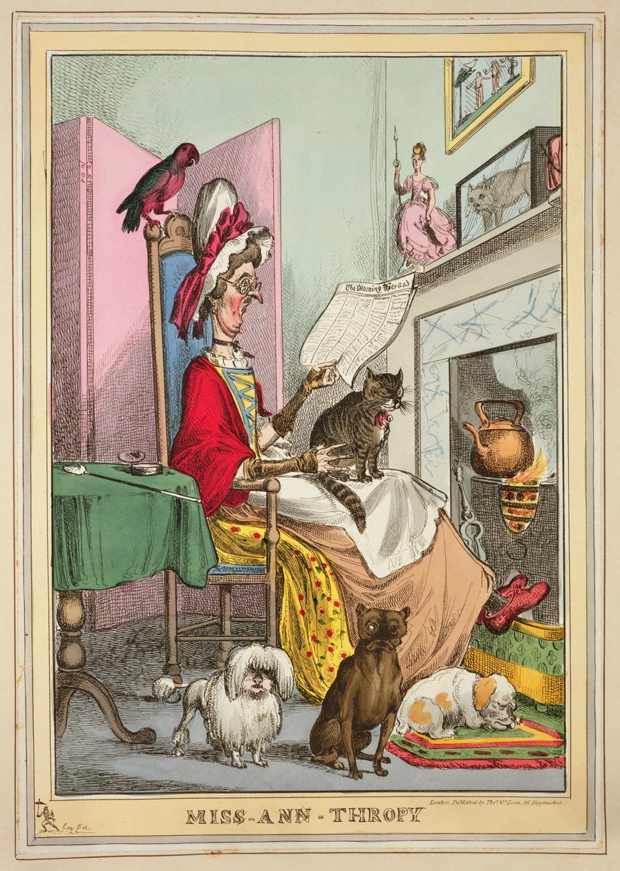 Miss-Ann-Thropy, pubblicato da Thomas McLean, Londra da William Heath