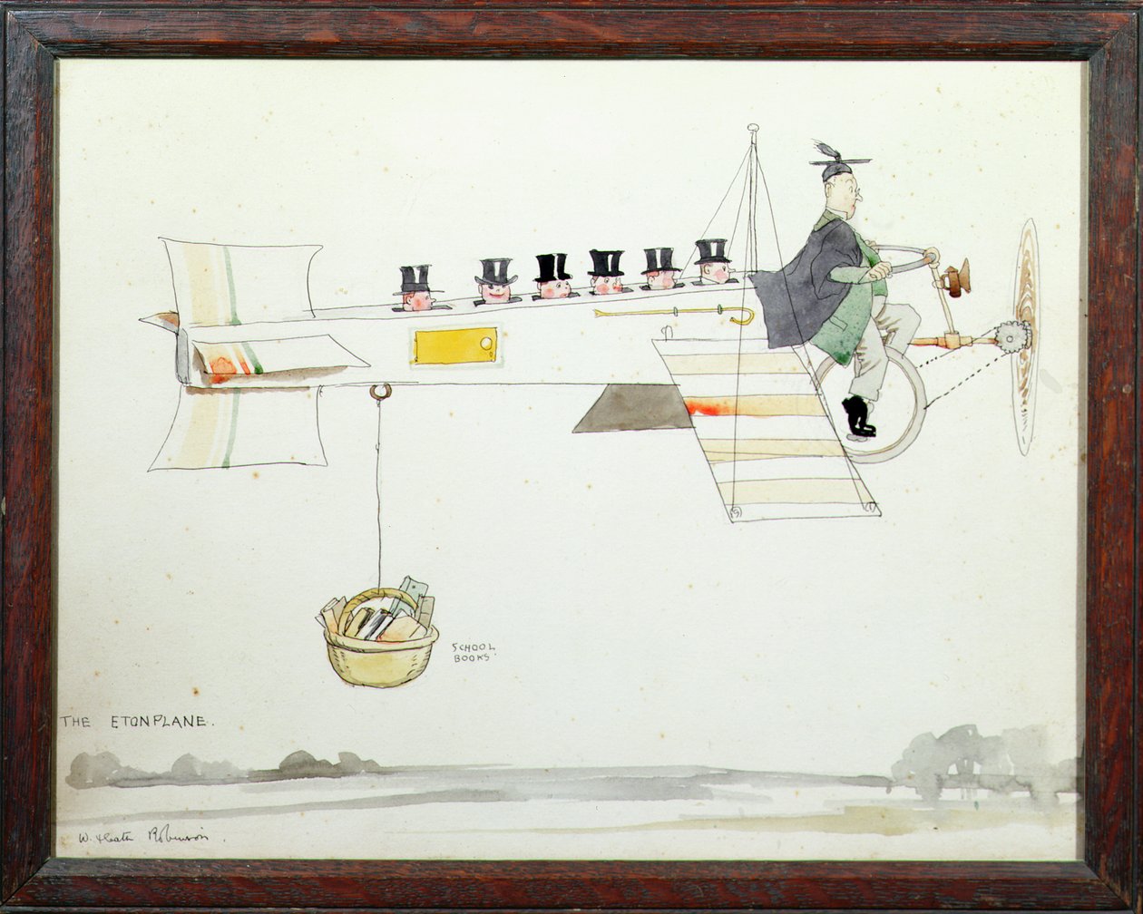 Il piano di Eton da William Heath Robinson