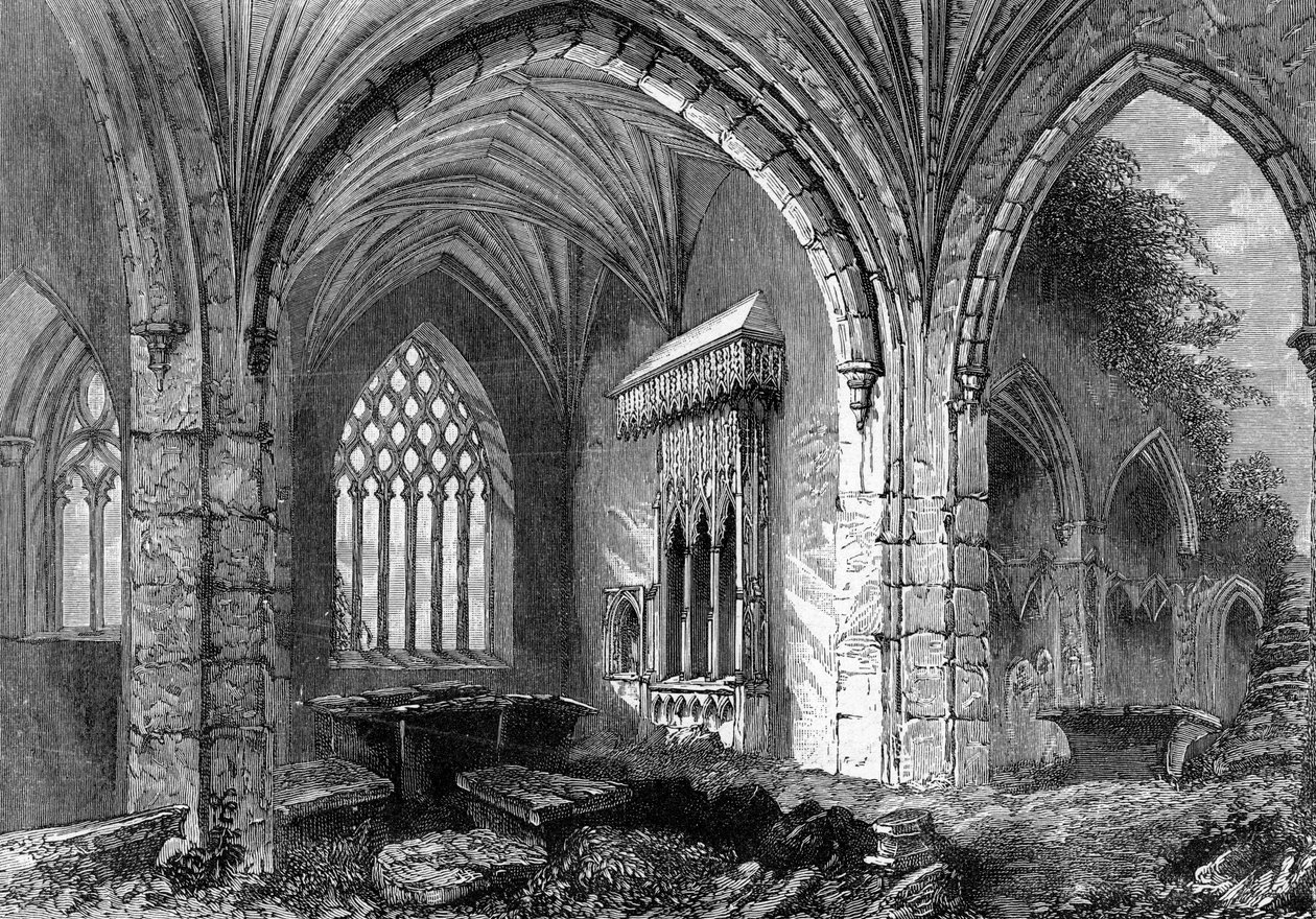 Abbazia di Santa Croce da William Henry Bartlett