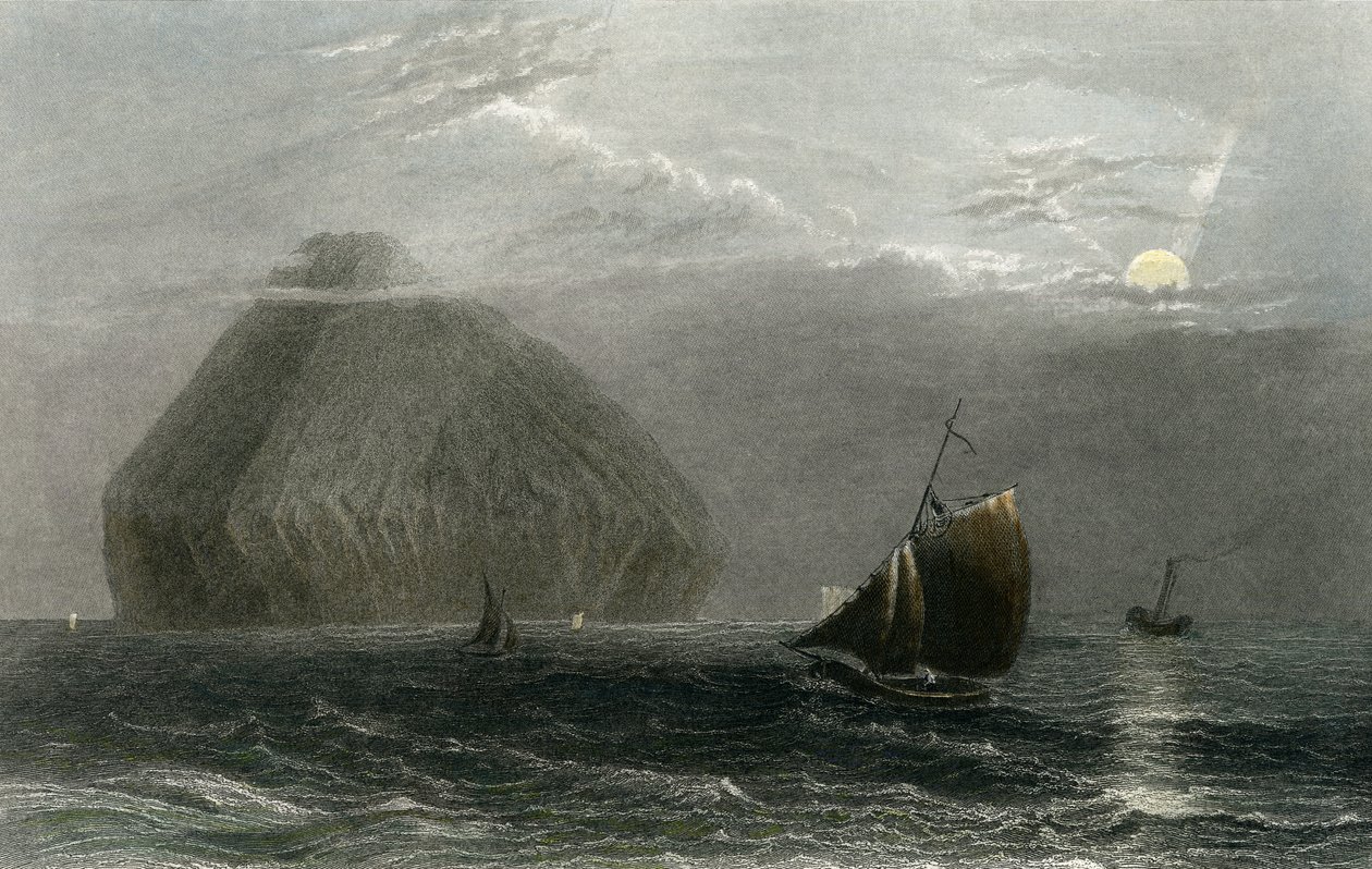 Ailsa Craig, inciso da J. T. Willmore da William Henry Bartlett
