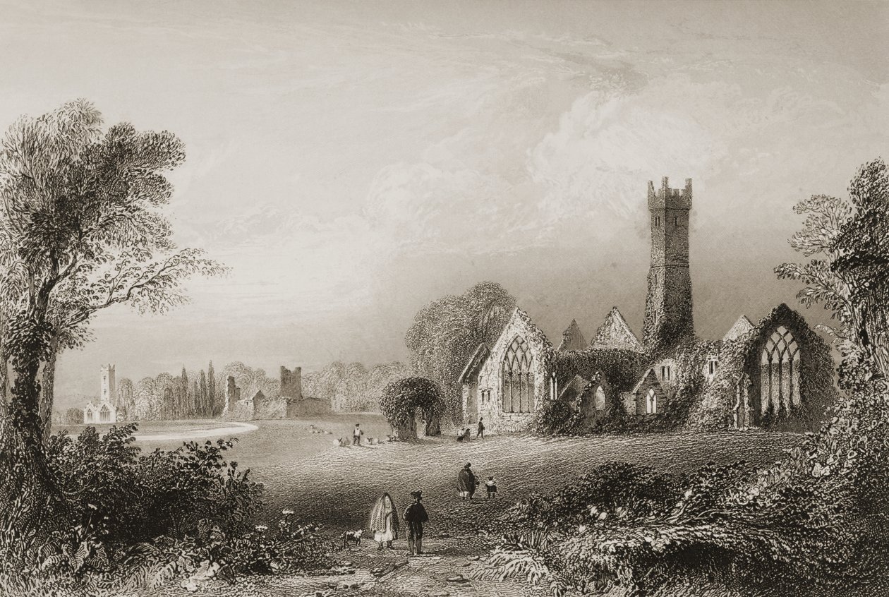 Abbazia agostiniana di Adare, Contea di Limerick, Irlanda, da 
