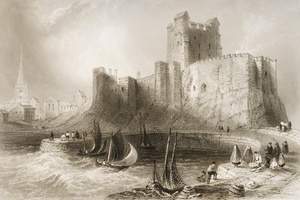 Castello di Carrickfergus, Contea di Antrim, Irlanda del Nord, da 