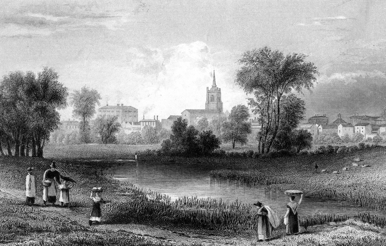 Chelmsford, Essex, inciso da John Rogers, 1831 da William Henry Bartlett