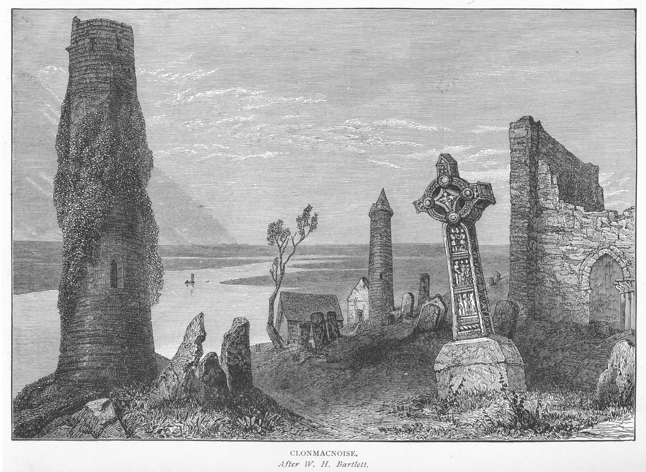 Clonmacnoise da William Henry Bartlett
