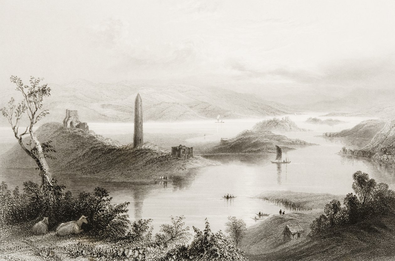 Isola di Devenish, Contea di Fermanagh, Irlanda, da 