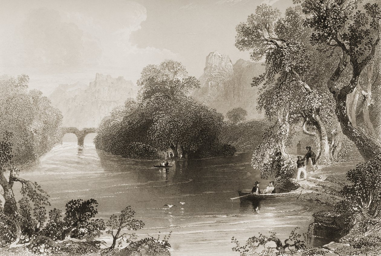 Killarney, Old Weir Bridge, Contea di Killarney, Irlanda, da 