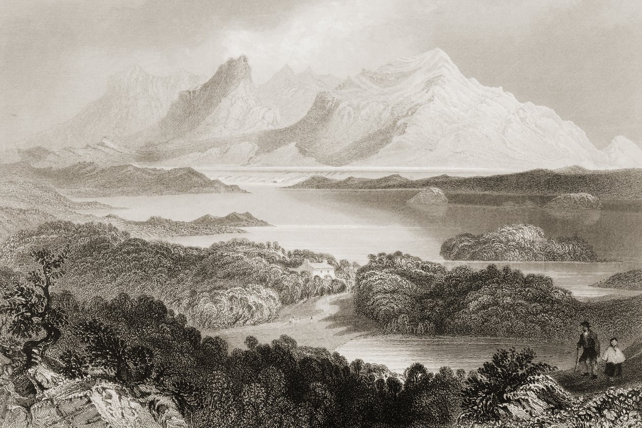 Lago Garromin, Connemara, Contea di Galway, da 