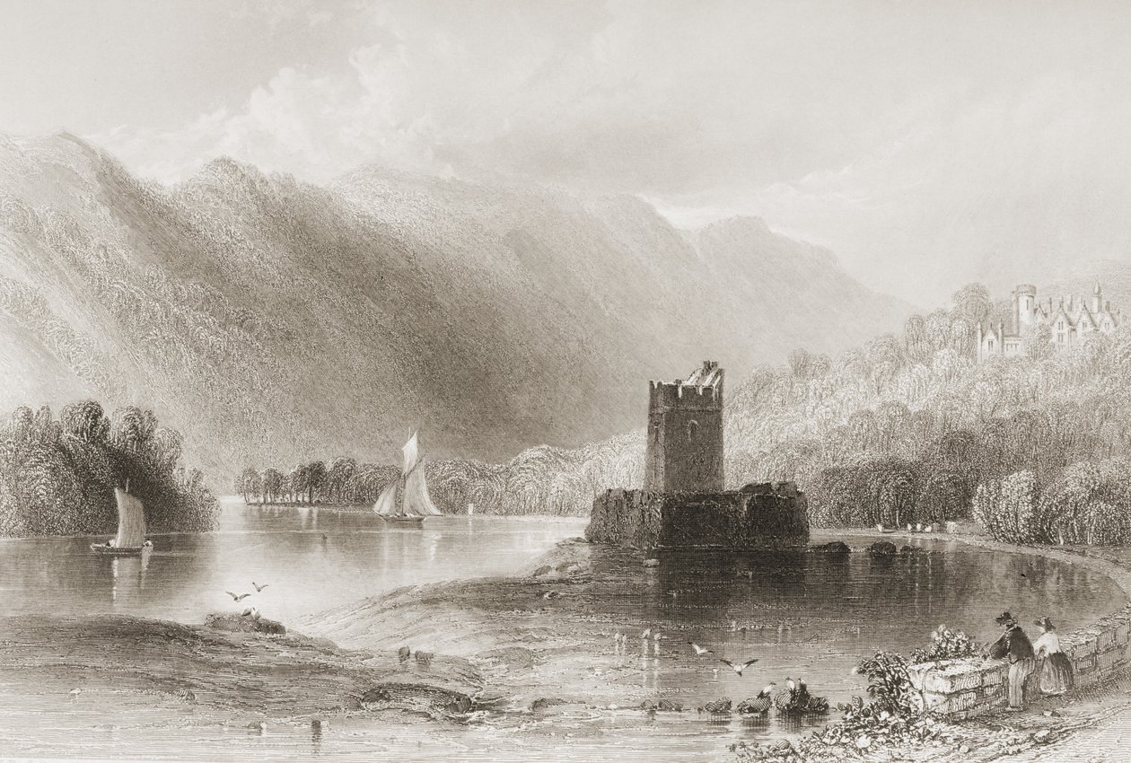 Castello di Narrow Water, contea di Down, Irlanda del Nord, da 