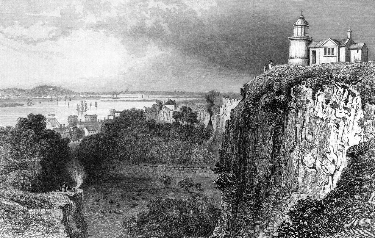 Purfleet, Essex, inciso da John Rogers, 1832 da William Henry Bartlett