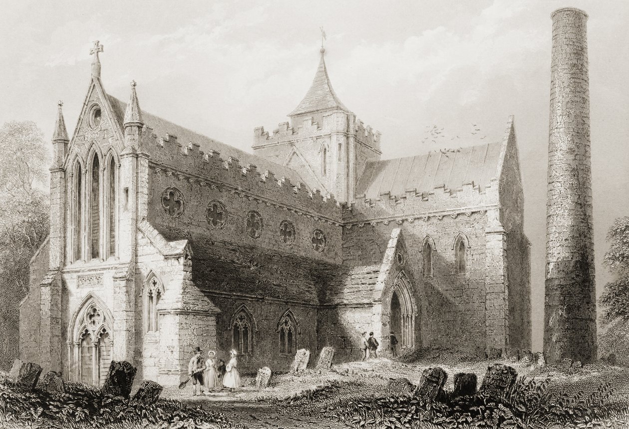 Cattedrale di San Canizio, Kilkenny, Contea di Kilkenny, Irlanda, da 