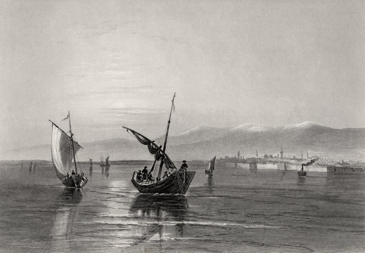 I Balcani, Bulgaria, da vicino Widden, inciso da J. Godfrey da William Henry Bartlett