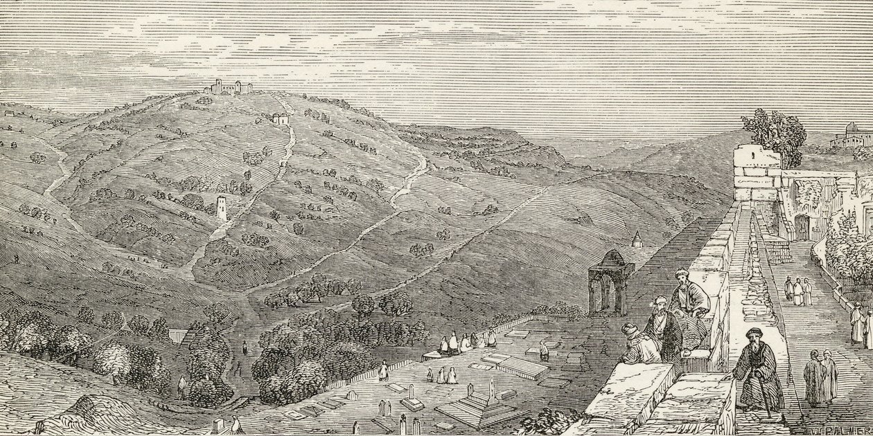 Il Monte degli Ulivi, Gerusalemme, da 