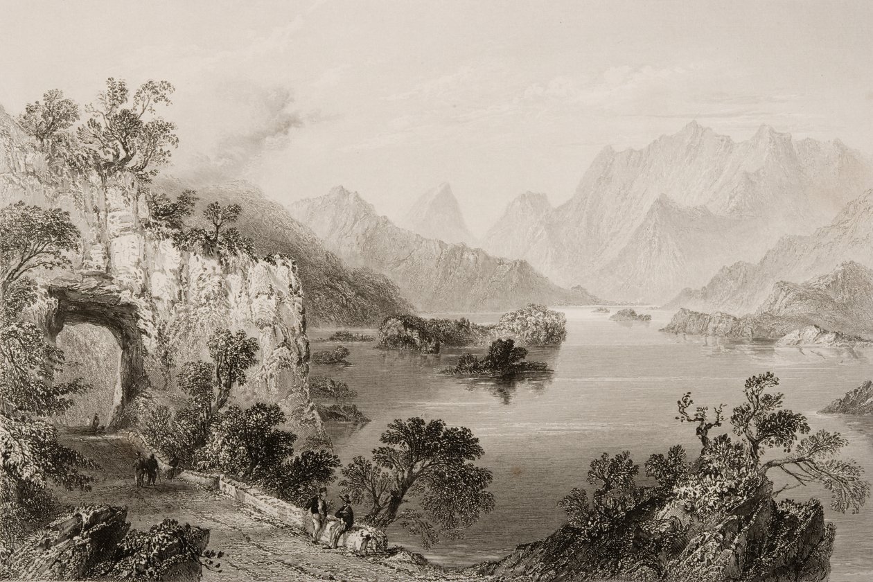Il Lago Superiore a Killarney, Contea di Killarney, Irlanda, da 
