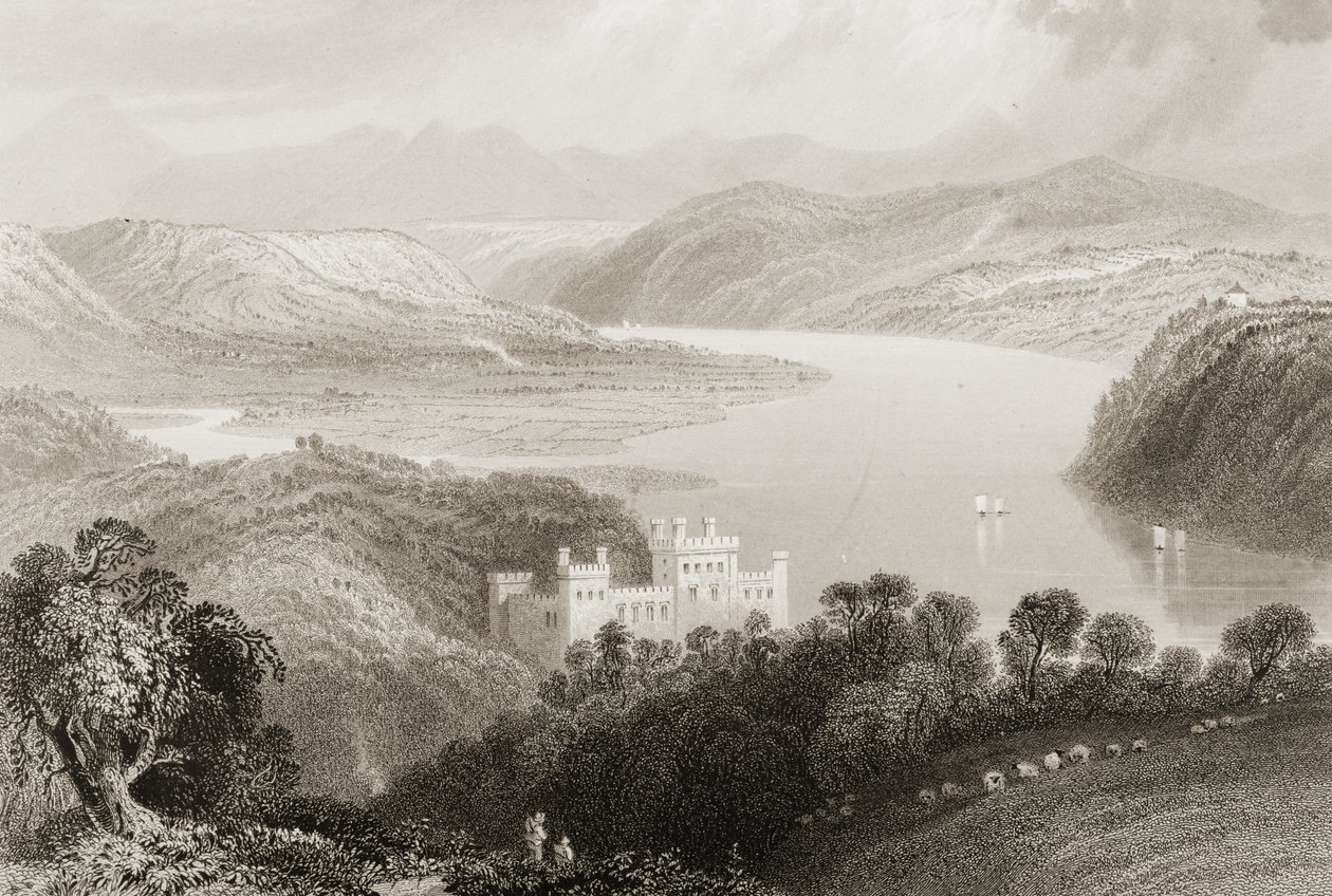 Valle del Blackwater tra Youghal (Contea di Cork) e Lismore (Contea di Waterford), Irlanda, da 