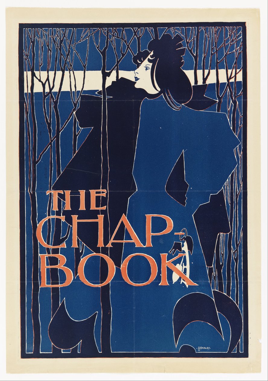 La Signora Blu, poster per The Chap-Book da William Henry Bradley