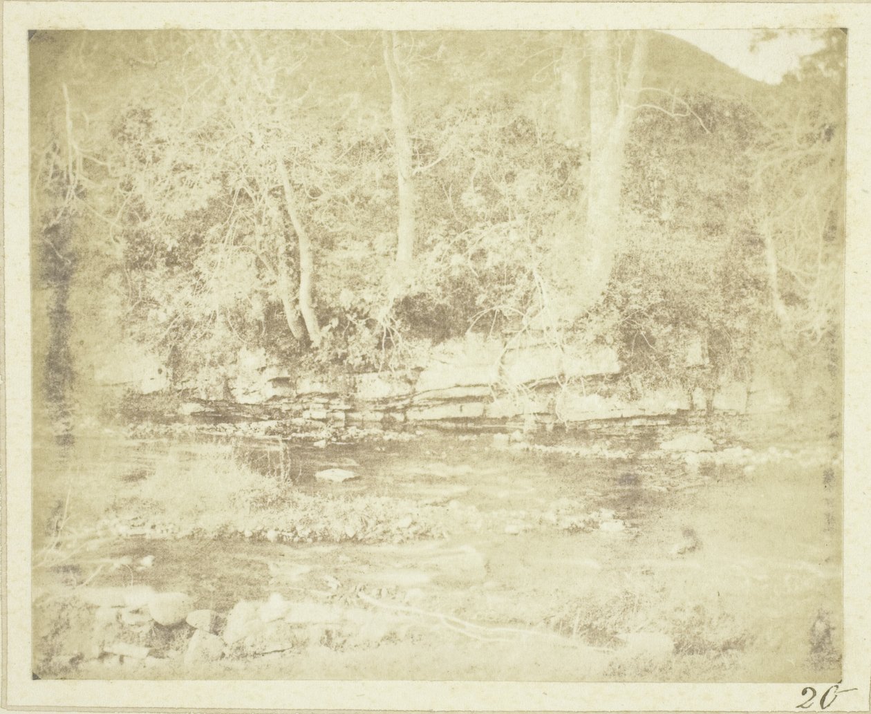 Un Ruscello di Montagna che Scorre ai Piedi del Castello di Doune da William Henry Fox Talbot