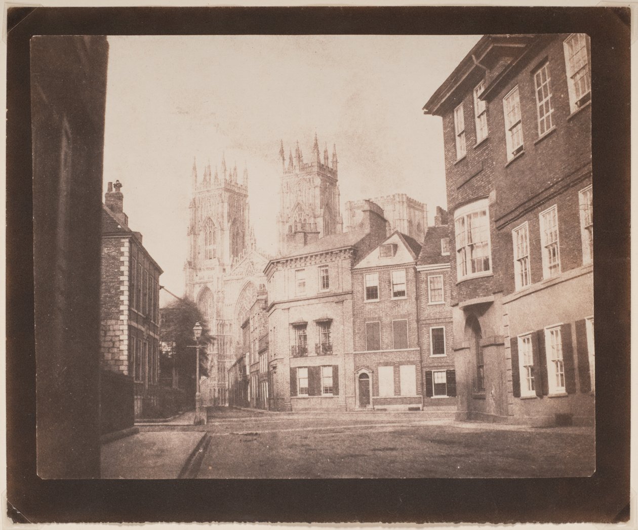 Una scena a York - York Minster da Lop Lane da William Henry Fox Talbot