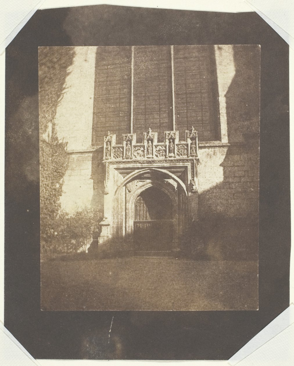 Porta antica, Magdalen College, Oxford da William Henry Fox Talbot