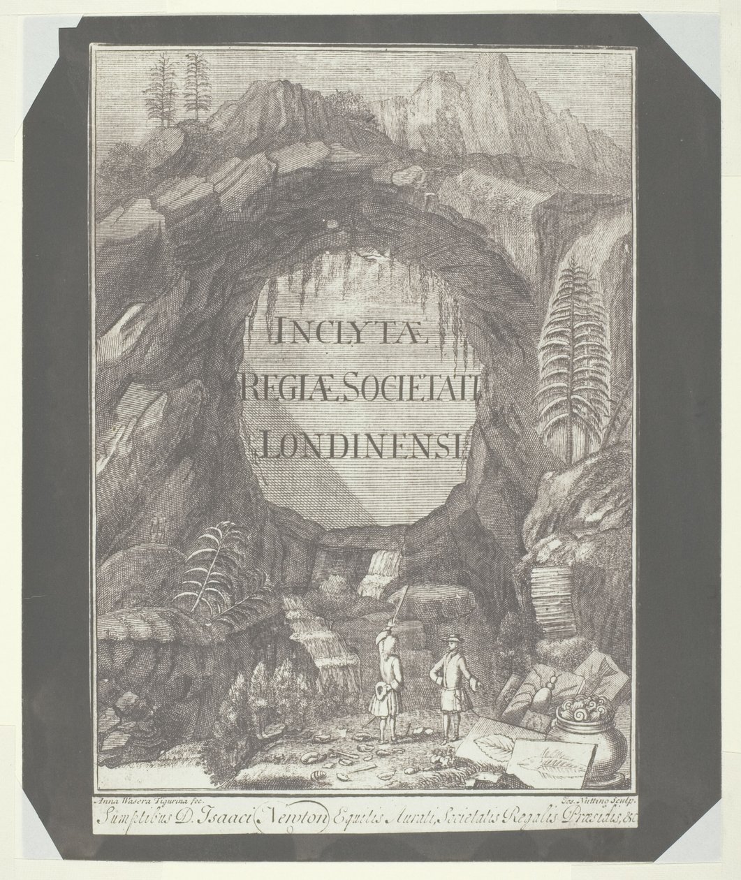 Copia della Pagina del Titolo per "Inclytae Regiae Societati Londinensi" da William Henry Fox Talbot