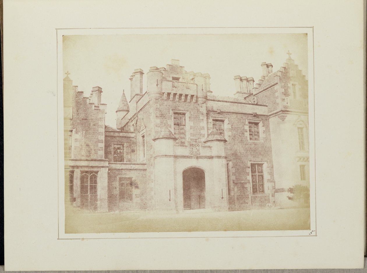 Porta della sala, Abbotsford da William Henry Fox Talbot