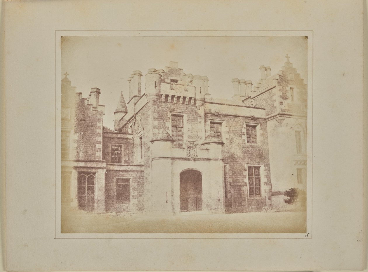 Porta della sala, Abbotsford da William Henry Fox Talbot