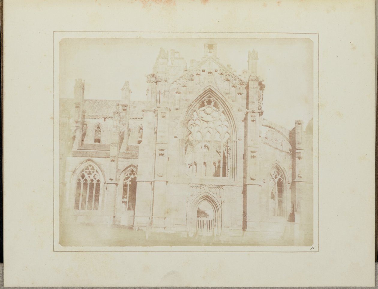 Abbazia di Melrose da William Henry Fox Talbot