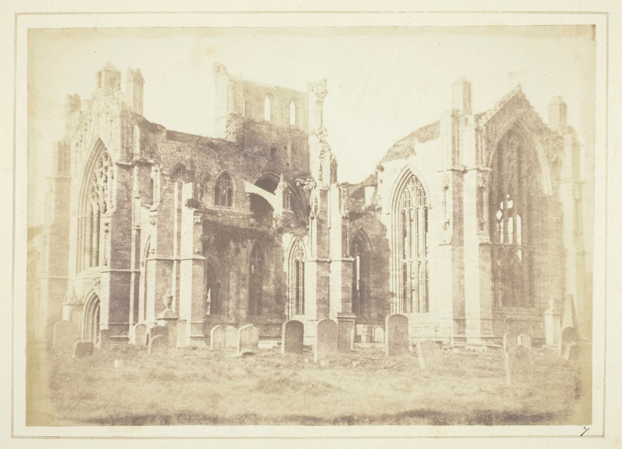 Abbazia di Melrose da William Henry Fox Talbot