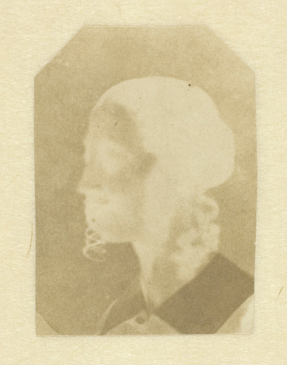 Ritratto della moglie di Talbot (Constance) o della sorellastra (Caroline o Horatia) da William Henry Fox Talbot
