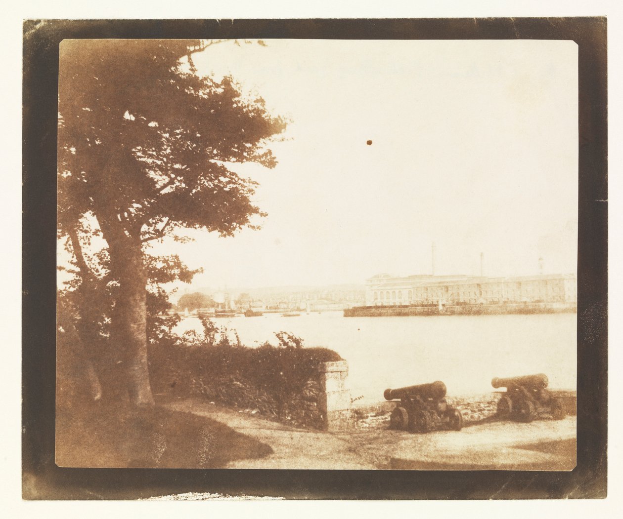 Royal William Victualling Yard, Plymouth, da Mount Edgecumbe da William Henry Fox Talbot