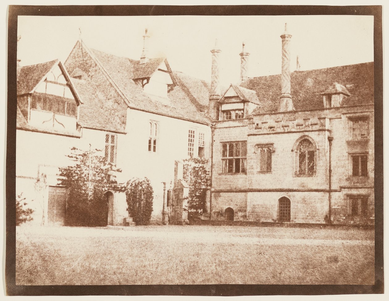 Angolo sud-est del cortile settentrionale, Abbazia di Lacock da William Henry Fox Talbot