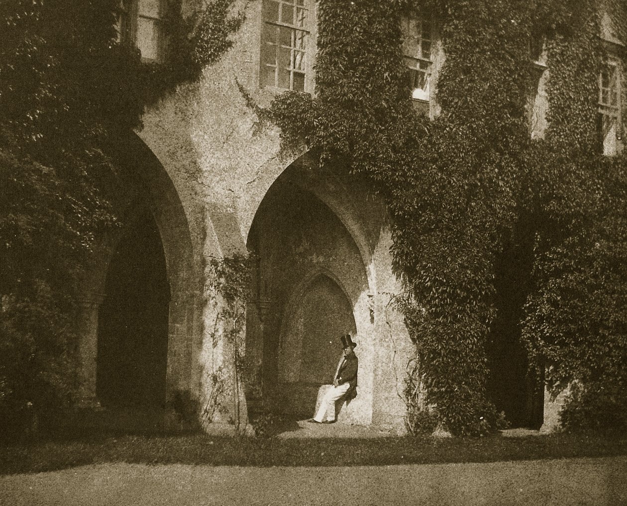 La sacrestia antica, settembre 1845 da William Henry Fox Talbot