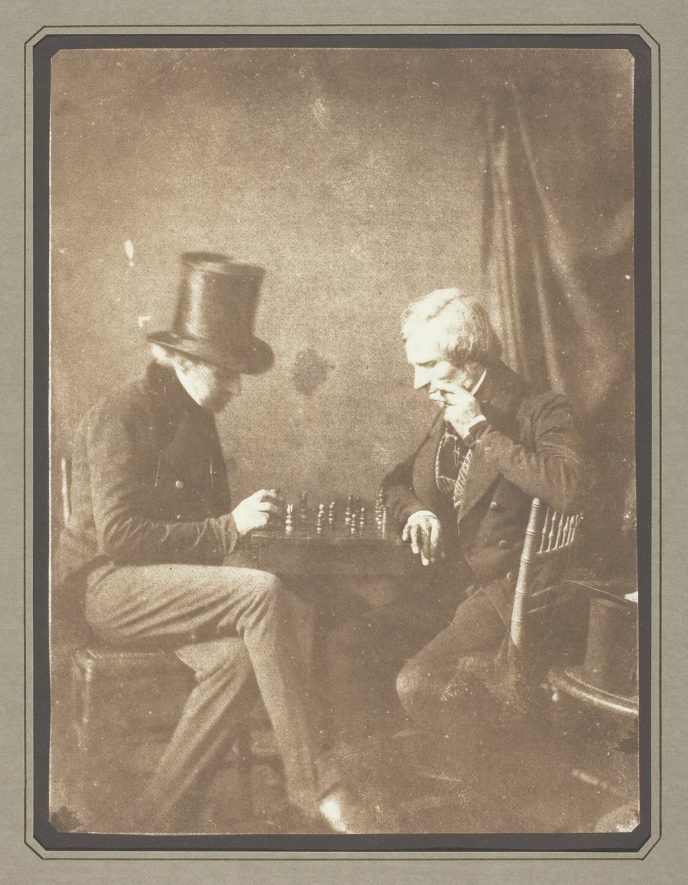 I giocatori di scacchi da William Henry Fox Talbot