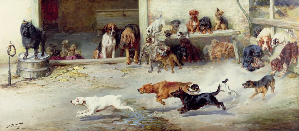 Inseguimento a caldo, 1894 da William Henry Hamilton Trood