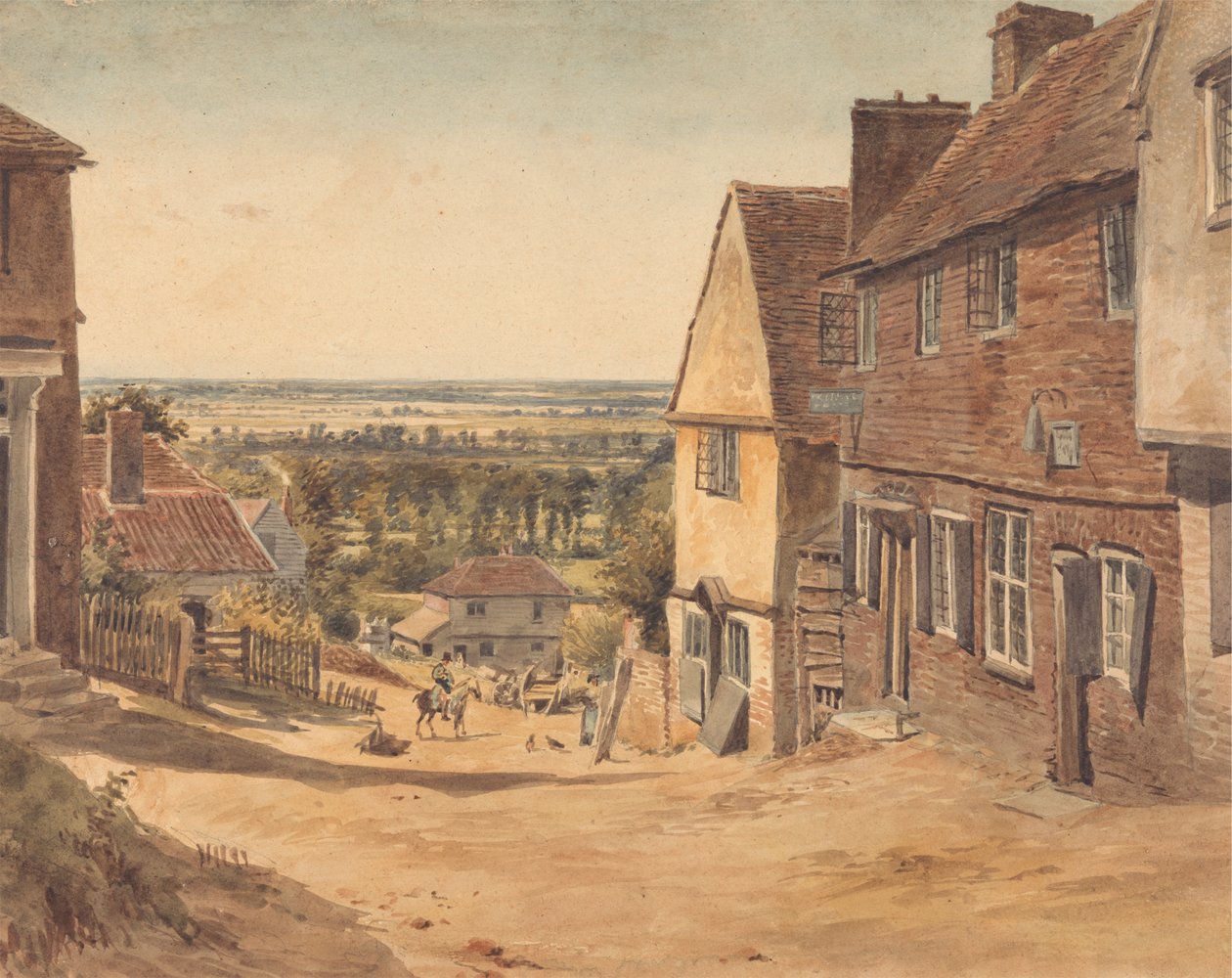 Dagnall Lane, St. Albans da William Henry Hunt