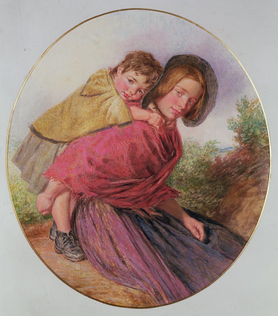 Madre e bambino da William Henry Hunt