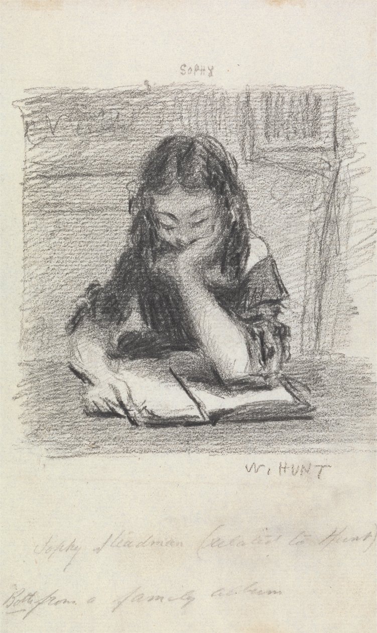 Sophy Steadman che legge da William Henry Hunt